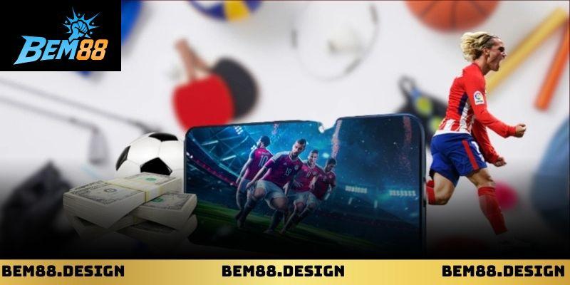 Thao tác quản lý tài khoản và theo dõi khuyến mãi trên app BEM88